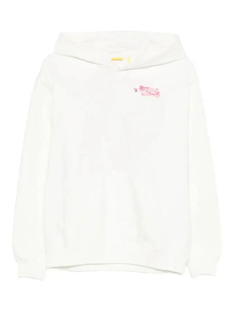 Felpa Con Logo Bianco