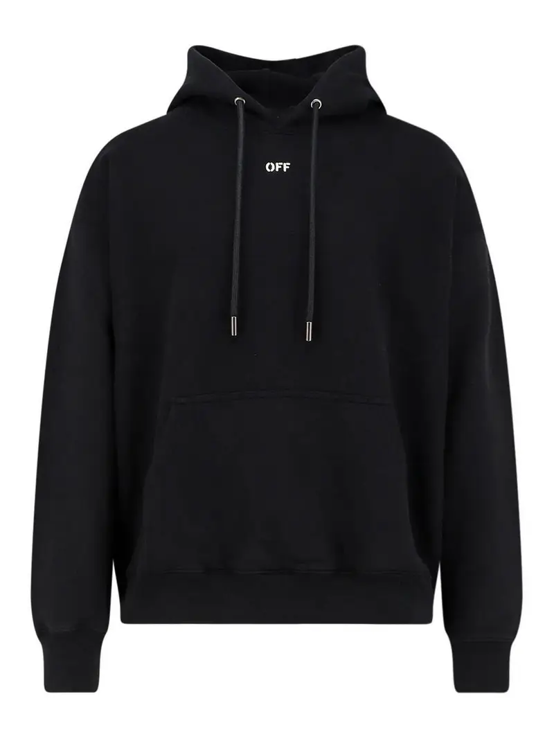 Felpa In Cotone Nero