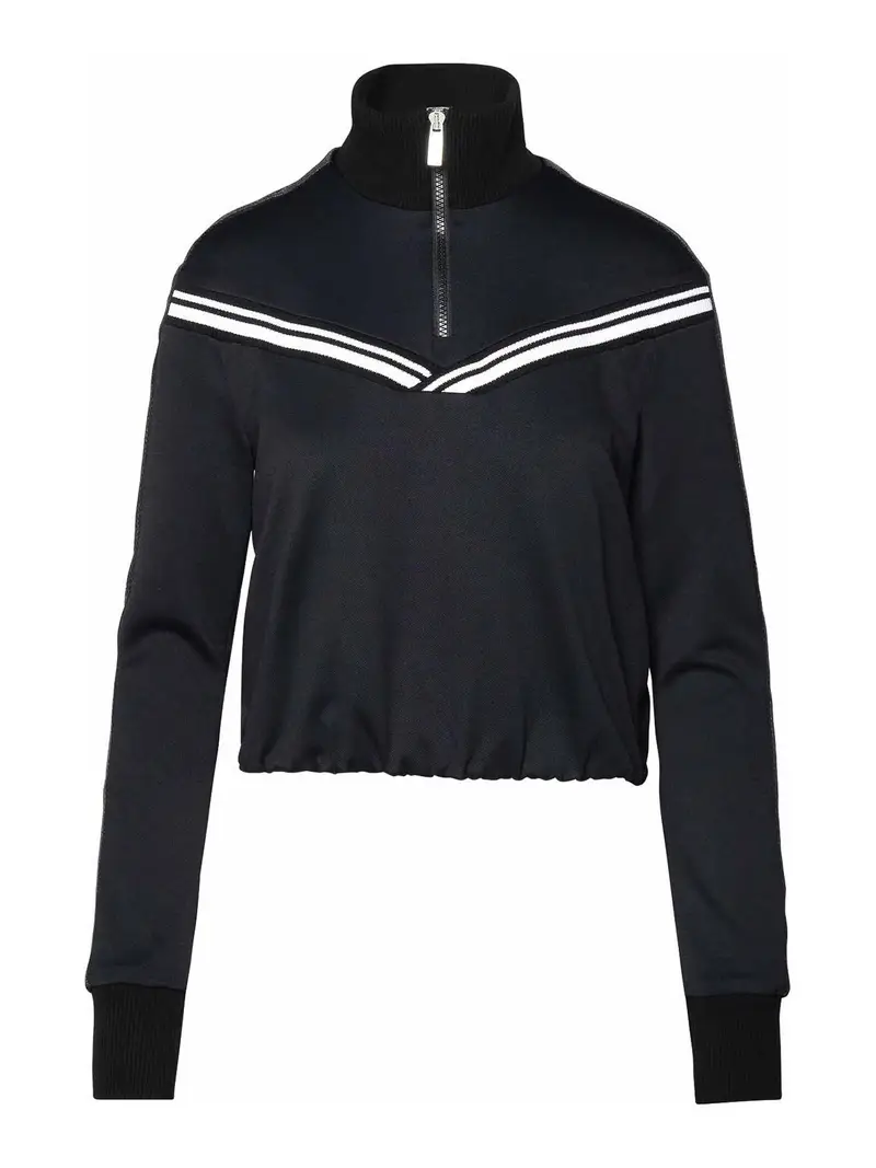 Felpa sportiva nera Nero