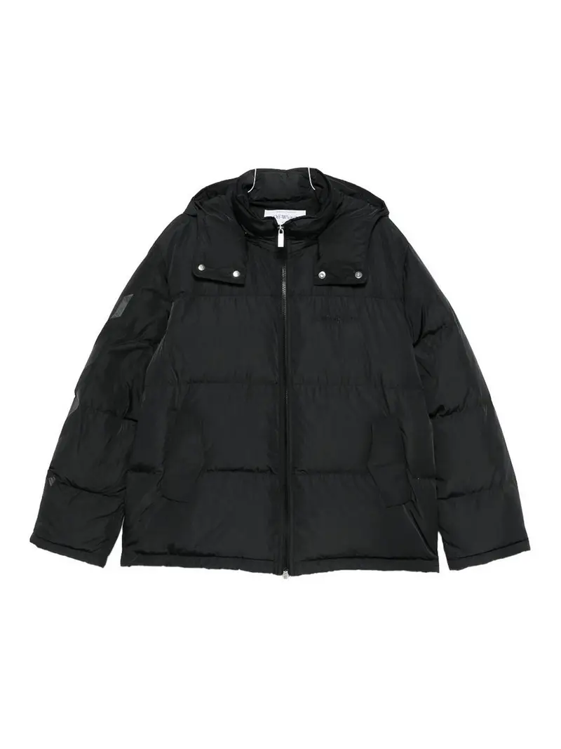 Giacca corta nera con frecce iconi Nero