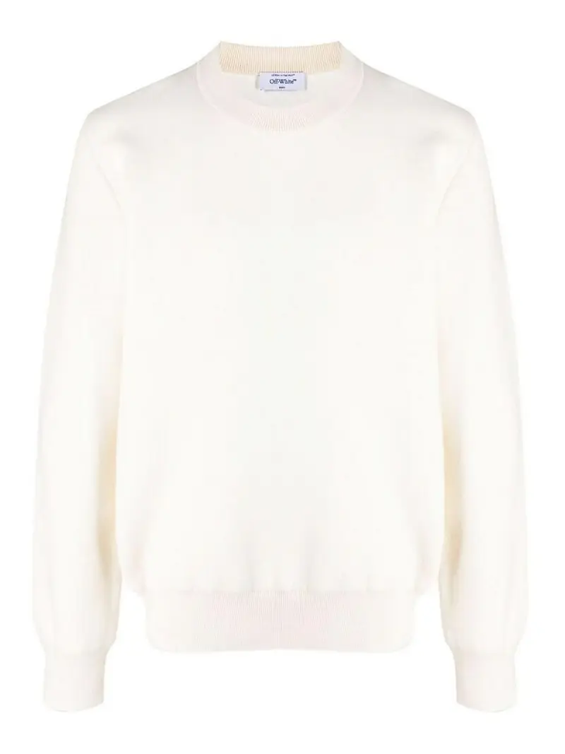 Maglione lavorato a maglia Bianco