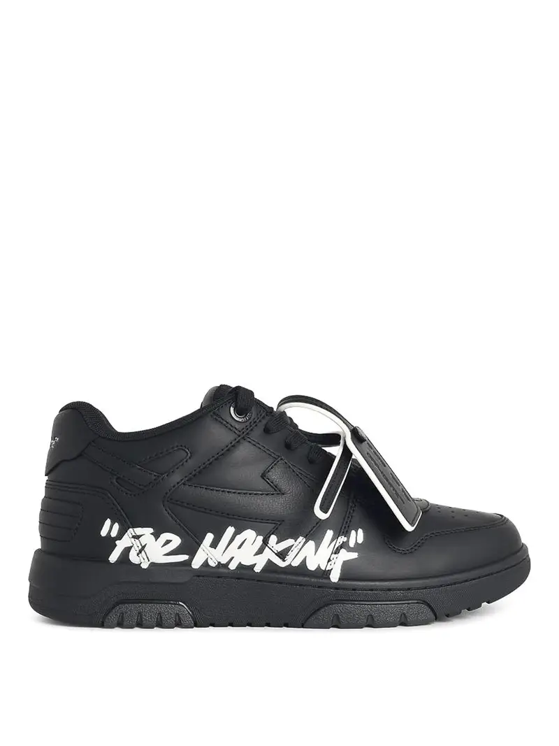 Ooo Sneakers in pelle nera Nero