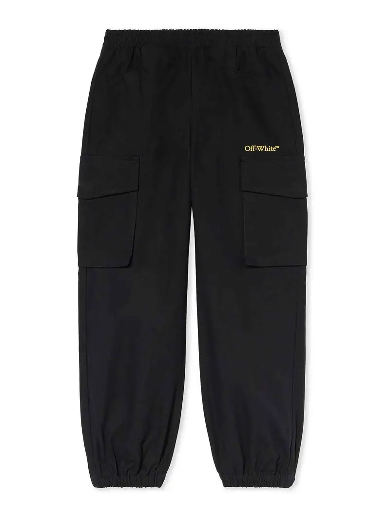 Pantalone Con Logo Nero