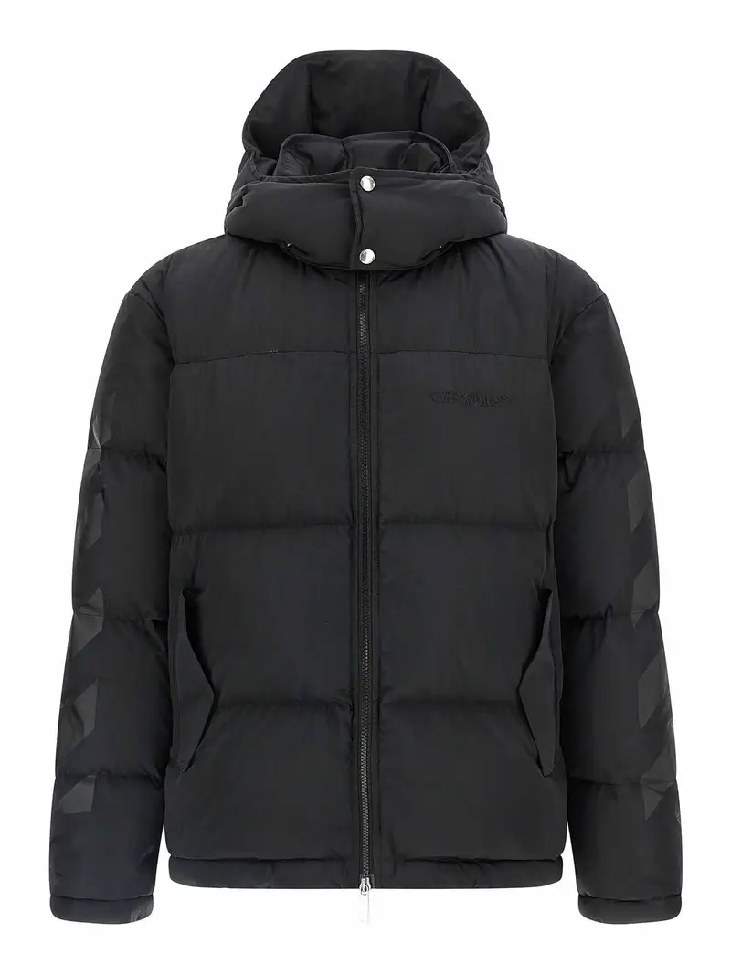 Piumino Arrow Diagonale Nero