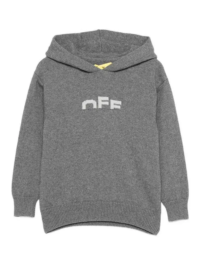 Pull Con Logo Grigio