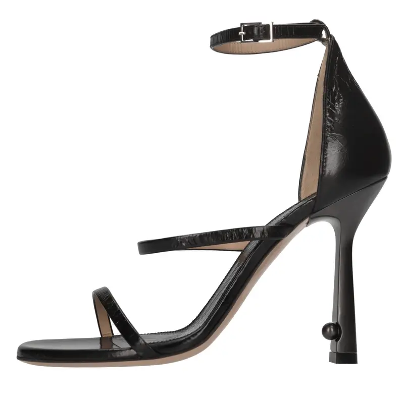 Off White Sandali Nero Nero Scuri