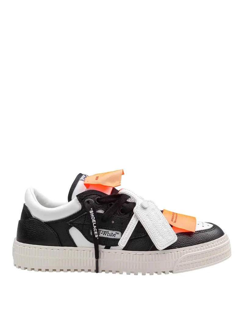 Off White Sneakers Low Top 30 In Pelle Bianco