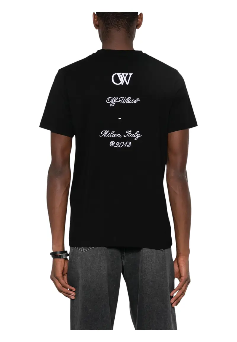 Off-White T-shirt Nero 4180565