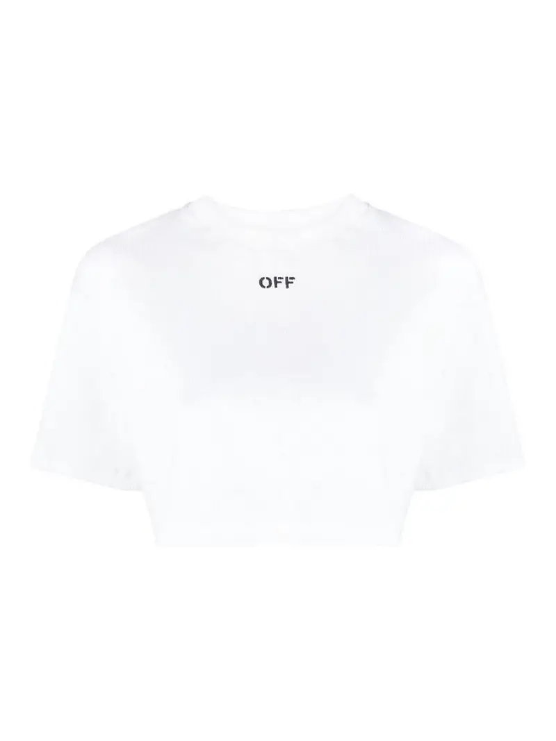 Off-White T-shirt Bianco 3442920