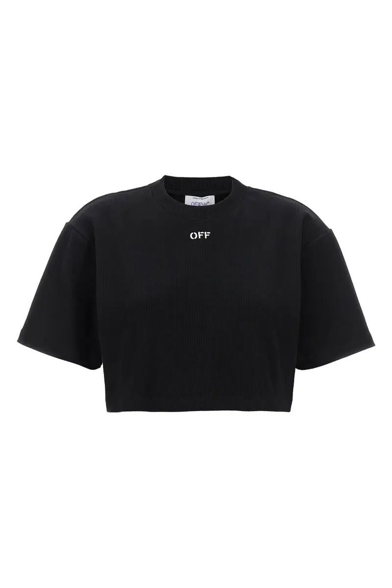 Off-White T-shirt Nero 2544202