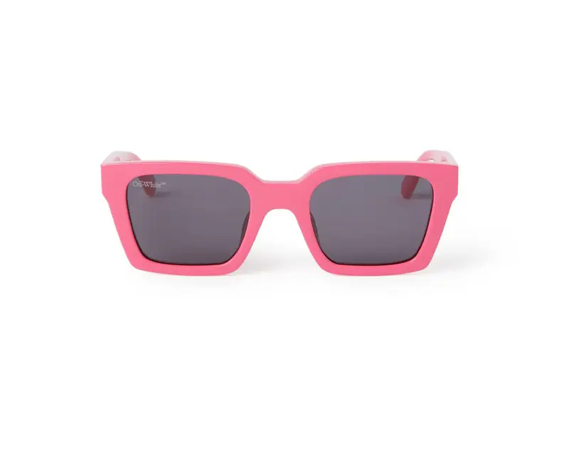 Off-White Unisex OERI086 Palermo 3207 fuchsia Occhiali da sole Acetato Fucsia Grigio Squadrata Normale