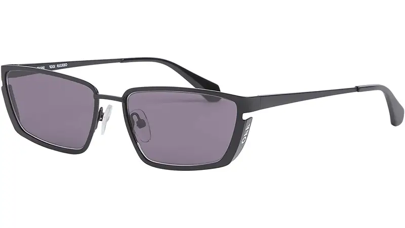Off-White Unisex OERI119 Richfield 1007 black Occhiali da sole Metallo Nero Grigio Squadrata Normale