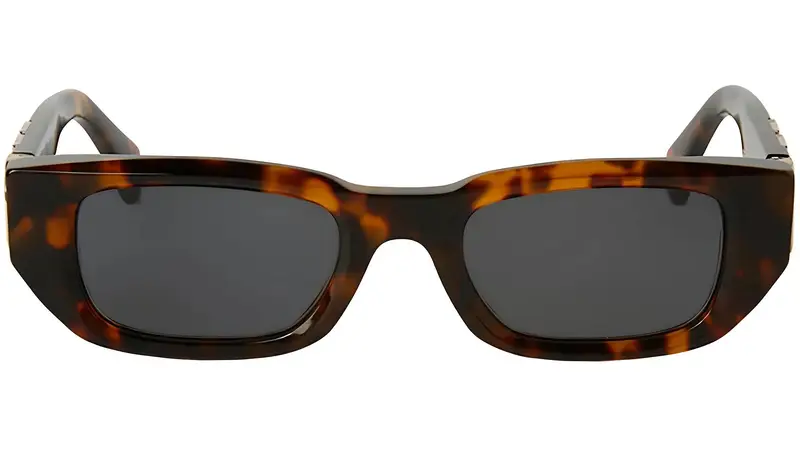 Off-White Unisex OERI124 Fillmore 6007 havana dark grey Occhiali da sole Acetato Havana Grigio Squadrata Normale