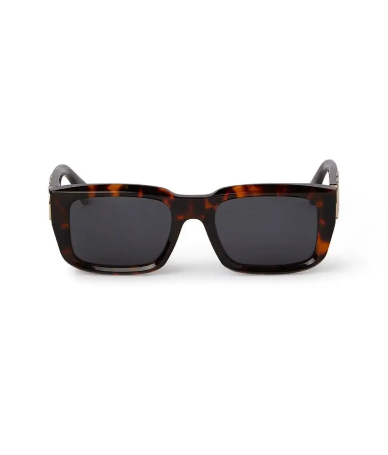 Off-White Unisex OERI125 Hays 6007 havana Occhiali da sole Acetato Havana Grigio Squadrata Normale