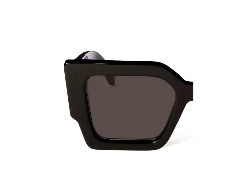 Off-White Unisex OERI128 Catalina 1007 black dark grey Occhiali da sole Acetato Nero Grigio Squadrata Normale miniatura 2