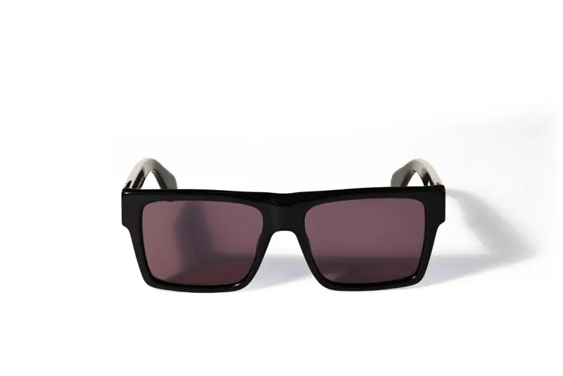 Unisex Off-White OW1034 CASPER 1007 Occhiali da sole Acetato Nero Grigio Squadrata Normale miniatura 2