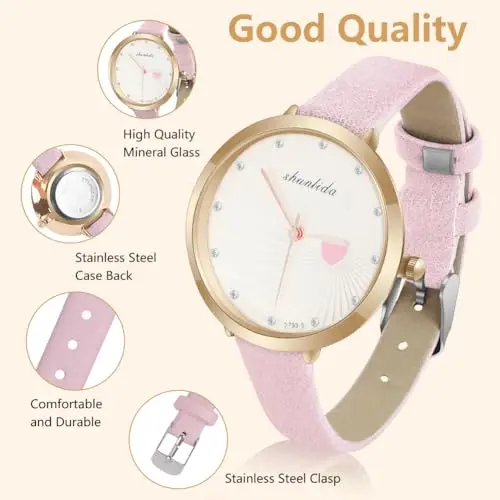 OFFCUP Orologio Da Donna, Orologio Al Quarzo Analogico, Orologio Da Polso per Donna Orologio Da Donna Analogico Al miniatura 3