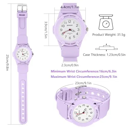 OFFCUP Orologio da Donna, Orologio Analogico al Quarzo Donna Impermeabile 5 ATM Orologio da Polso Donna Cinturino in miniatura 2