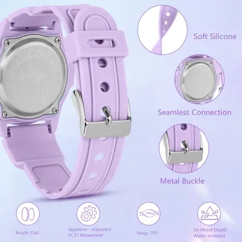 OFFCUP Orologio da Donna, Orologio Analogico al Quarzo Donna Impermeabile 5 ATM Orologio da Polso Donna Cinturino in miniatura 3