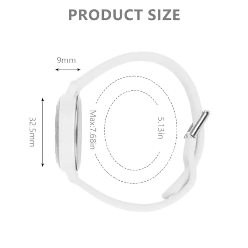 OFFCUP Orologio da Donna, Orologio Analogico al Quarzo Donna, Orologio da Polso Donna Con Cinturino in Silicone Casual O Attività Sportive, Movimento a Tre Lancette, Cassa da 38MM -Bianco miniatura 2