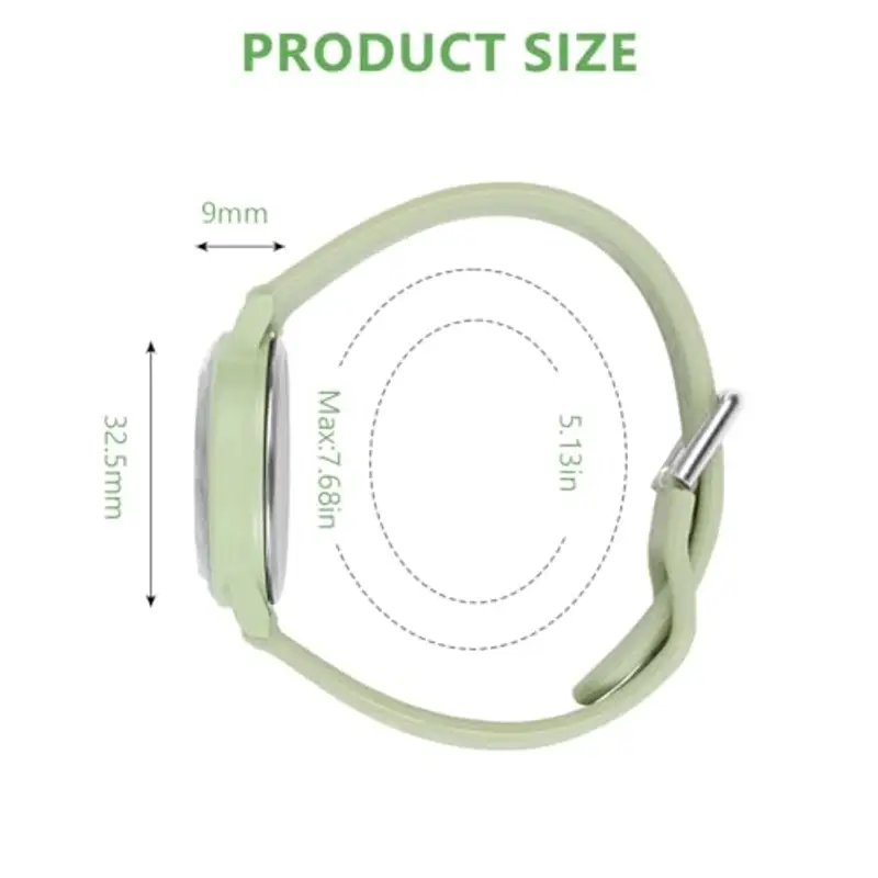 OFFCUP Orologio da Donna, Orologio Analogico al Quarzo Donna, Orologio da Polso Donna Con Cinturino in Silicone Casual O Attività Sportive, Movimento a Tre Lancette, Cassa da 38MM -Verde Menta miniatura 2