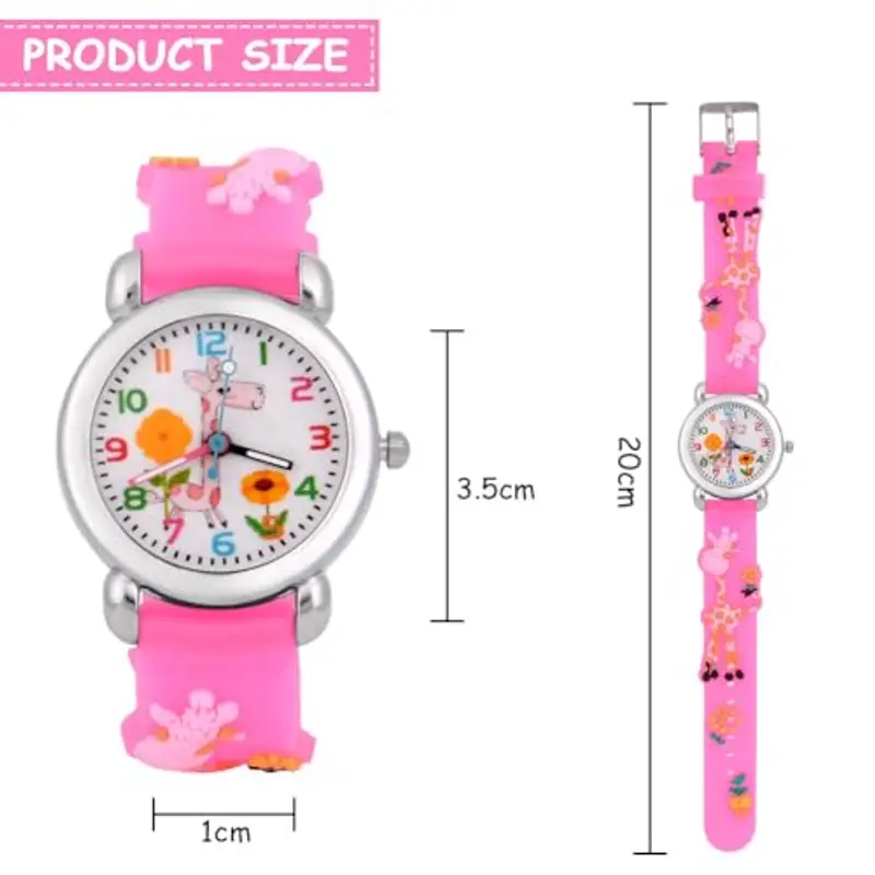 OFFCUP Orologio da Polso per Ragazzi e Ragazze, Orologio per Bambini Movimento al Quarzo Orologio Educativo per Bambin miniatura 2