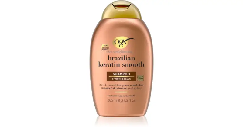 Brazilian Keratin Smooth shampoo lisciante per capelli brillanti e morbidi 385 ml