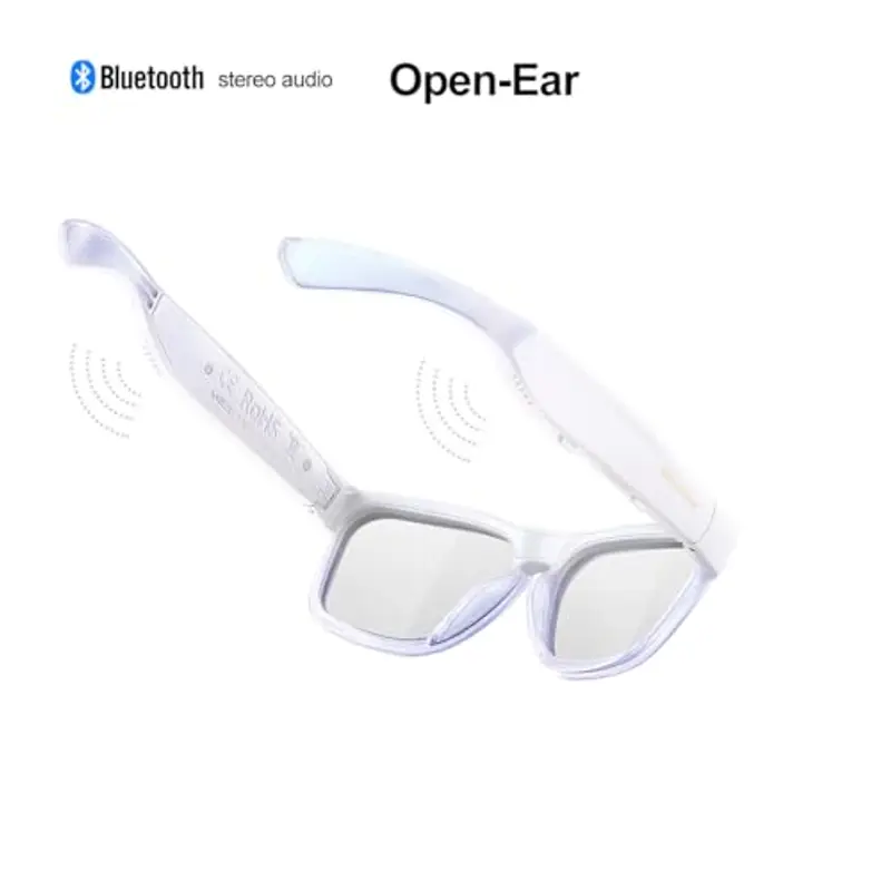 OhO, Occhiali da sole resistenti all'acqua, con Bluetooth, alla moda, per ascoltare musica e telefonare, con lenti polarizzate UV400 miniatura 3