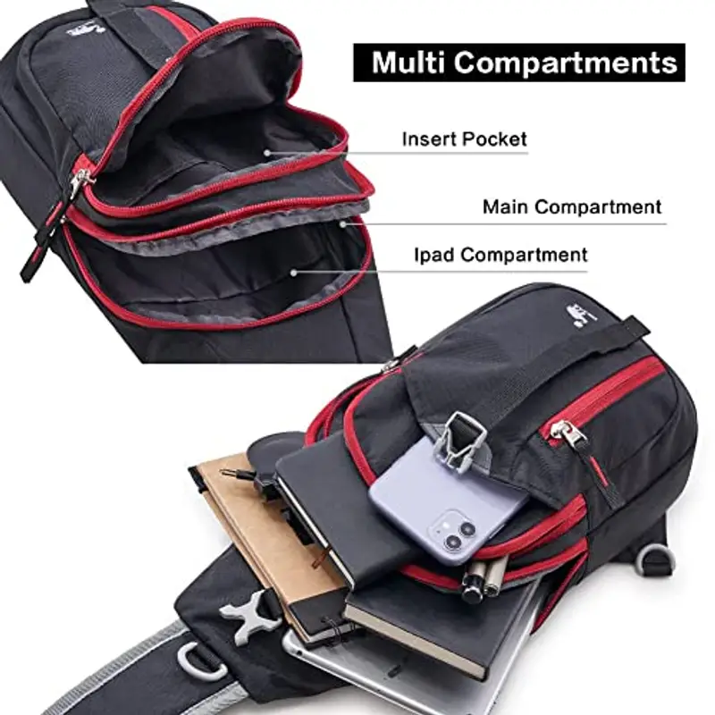 OIWAS Borsa a tracolla Donna Nero 1984084 miniatura 3