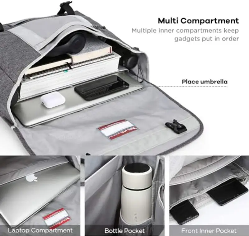 OIWAS Borsello Uomo Grigio 1204086 miniatura 3