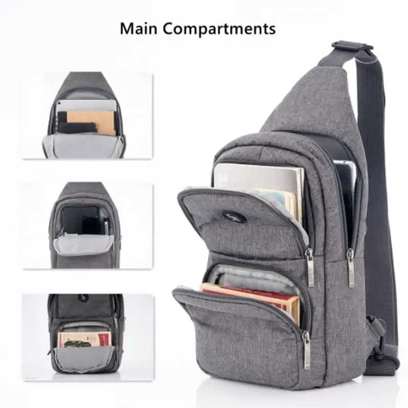 OIWAS Borsello Donna Grigio 1885925 miniatura 2