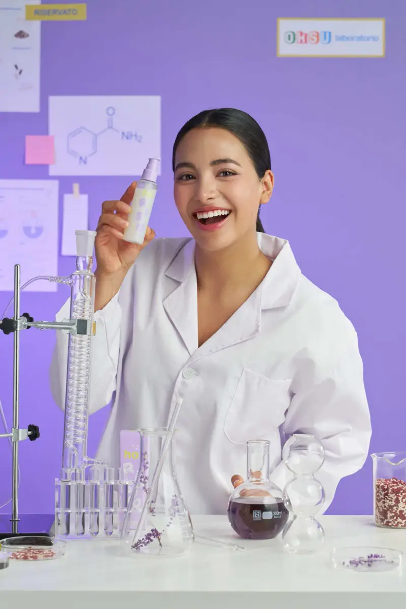 Viso ho RISO - Siero Anti Pori - Siero viso illuminante miniatura 3