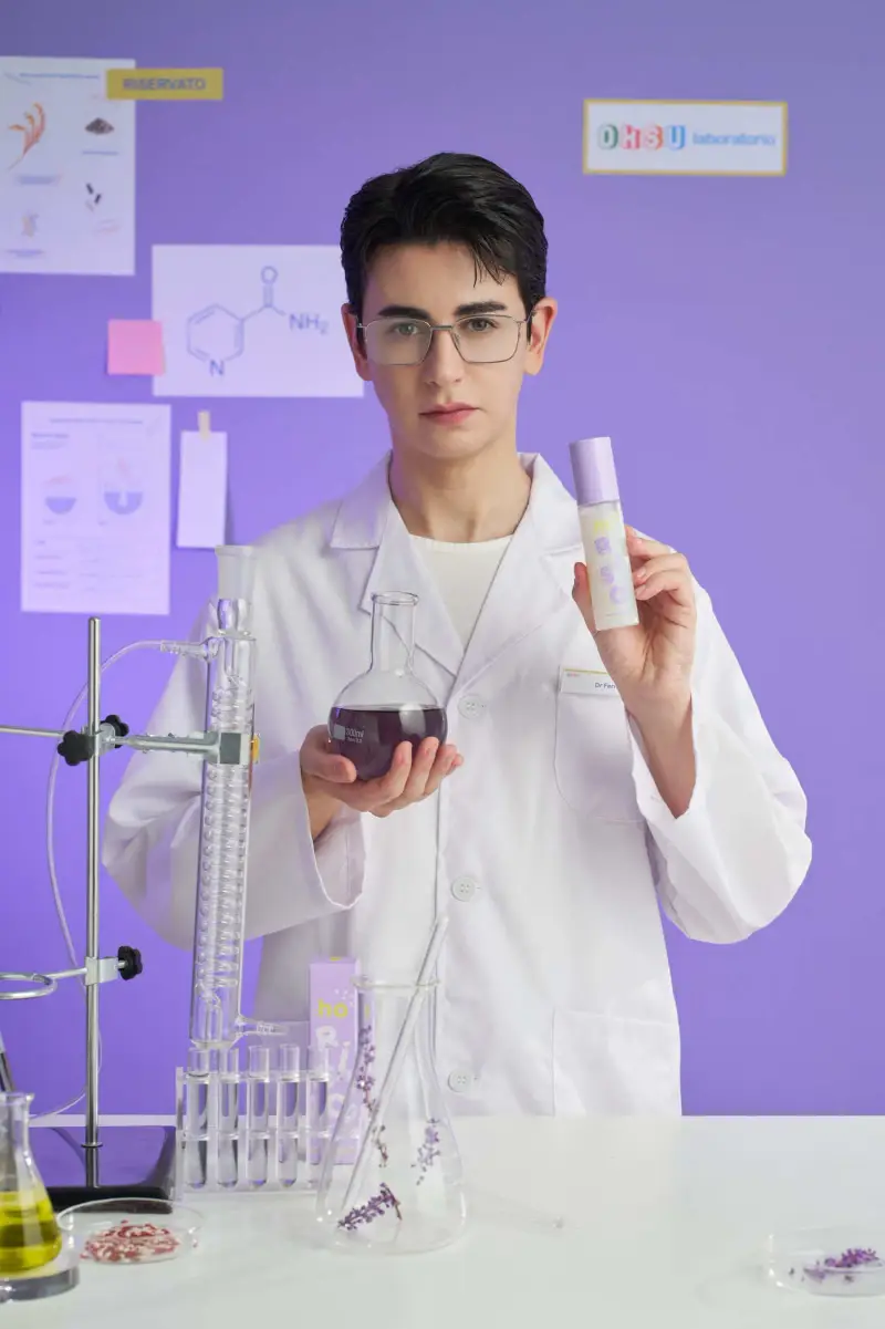 Viso ho RISO - Siero Anti Pori - Siero viso illuminante miniatura 4