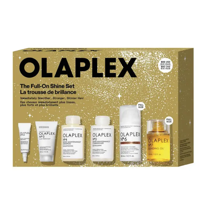 Cofanetto Olaplex The Full-on Shine Set Con N 0 5, 3, 4, 5, 6, 7