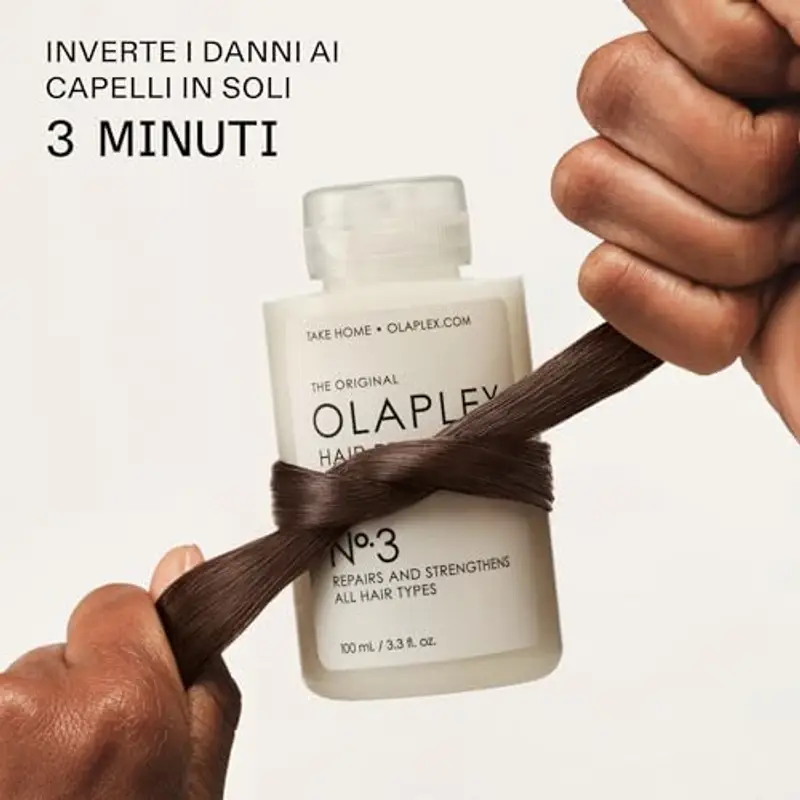 Olaplex No. 3 Hair Perfector Trattamento Riparatore Per Capelli, Concentrato Per Capelli Secchi E Danneggiati, Ripara E Rinforza Tutti I Tipi Di Capelli, 100 Ml miniatura 3