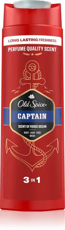Captain gel doccia per uomo 400 ml