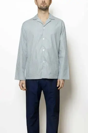 Pigiama uomo aperto in tessuto camicia Olimpia 502