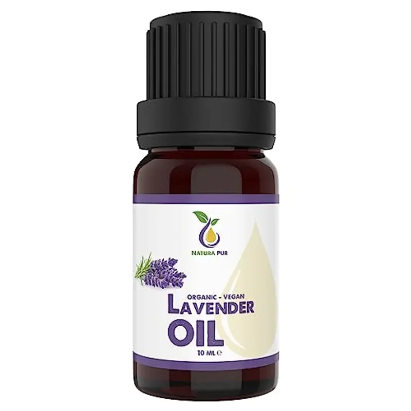 Olio di Lavanda 10ml - Olio essenziale di lavanda 100% naturale, vegano - Lavender Oil (Lavandula Latifolia) per il buon sonno, come olio per capelli, per diffusori di aromi