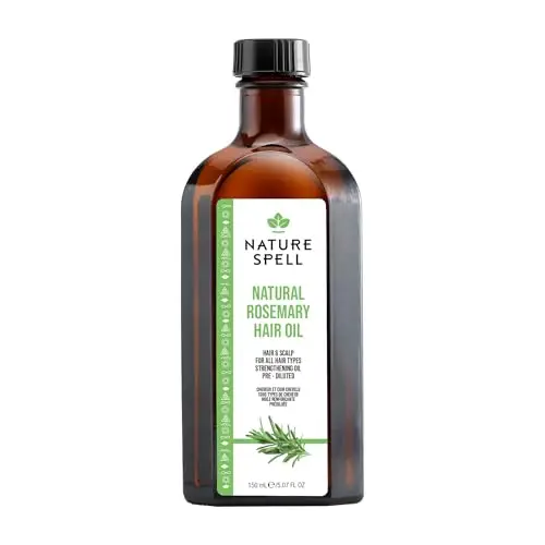 Olio di Rosmarino Nature Spell per Capelli e Pelle 150 ml, Favorisce la Crescita dei Capelli, Trattamento per Capelli