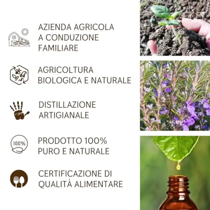 Olio Essenziale Finocchio Dolce puro alimentare Italiano Il Labirinto Officinale - Oli Essenziali Naturali - Olio miniatura 3
