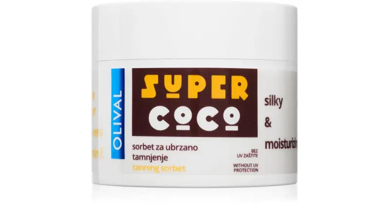 SUPER Coco acqua sorbetto idratante corpo per accelerare l'abbronzatura 100 ml