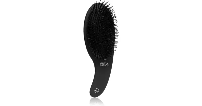 Black Label Board&Nylon bristles spazzola per capelli con setole di cinghiale