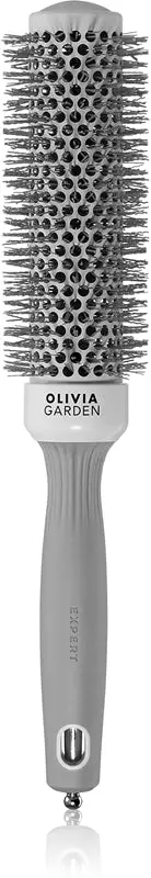 Expert Blowout Speed Spazzola rotonda setole ondulate Bianco e grigio 35 mm