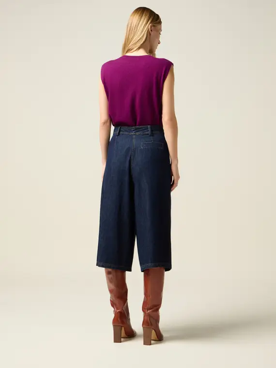 Oltre Bermuda Donna Denim 2808401 miniatura 2