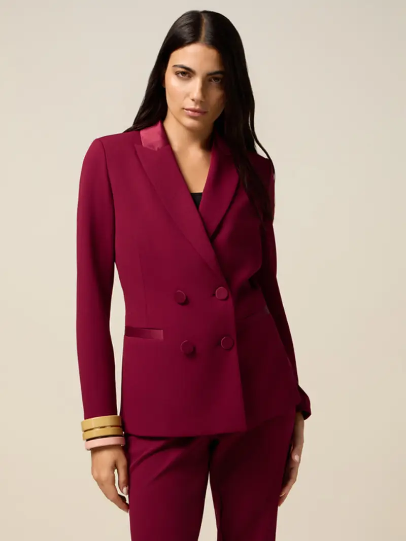 Oltre Blazer Donna Bordeaux 2187497