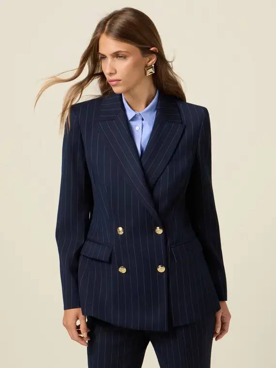 Oltre Blazer Donna Blu 2808433 miniatura 2