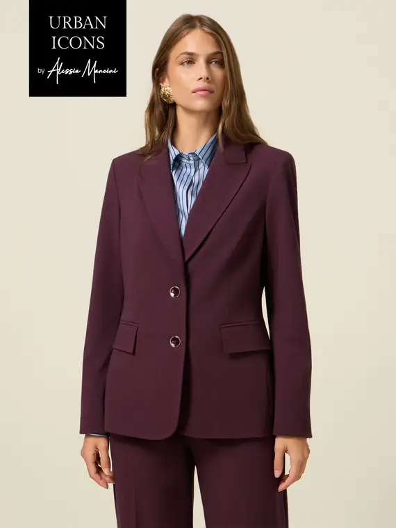 Oltre Blazer Donna Bordeaux 3241488