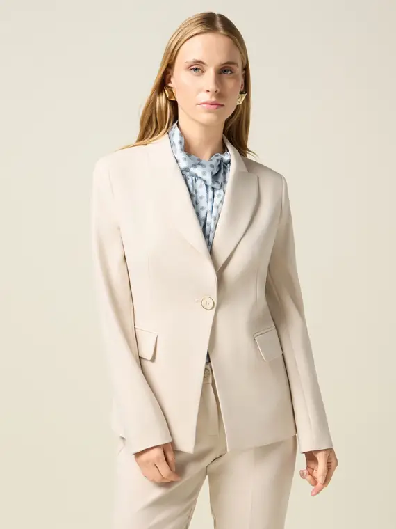 Oltre Blazer Donna Beige 2808438