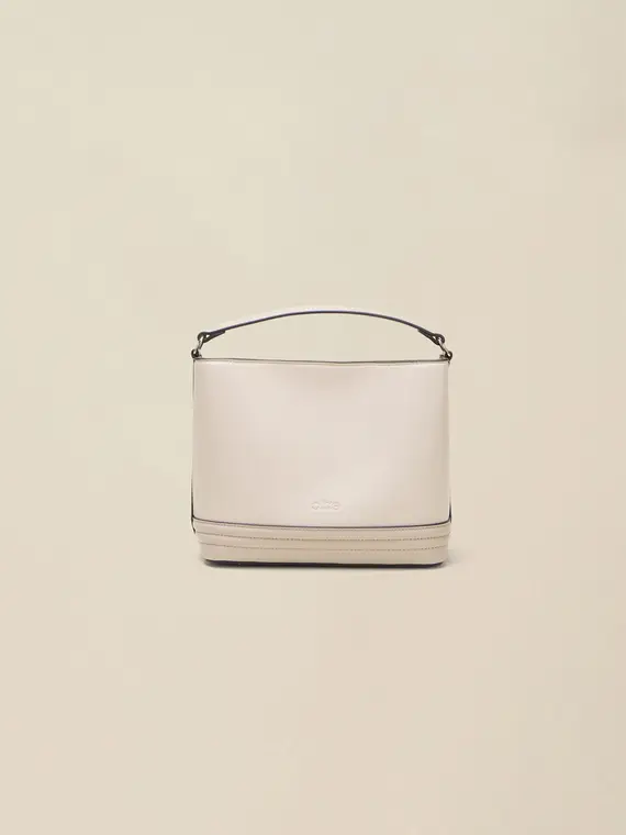 Borsa piccola a tracolla Donna, Bianco miniatura 2