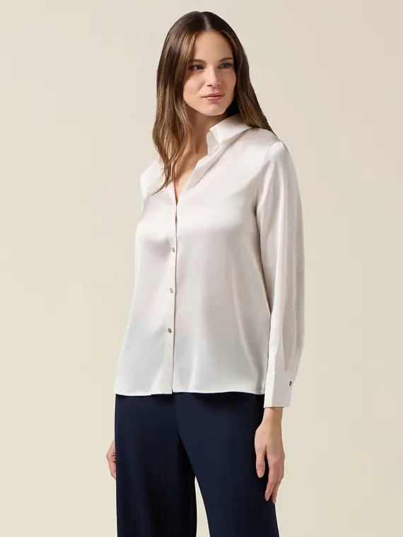 Camicia in raso Donna